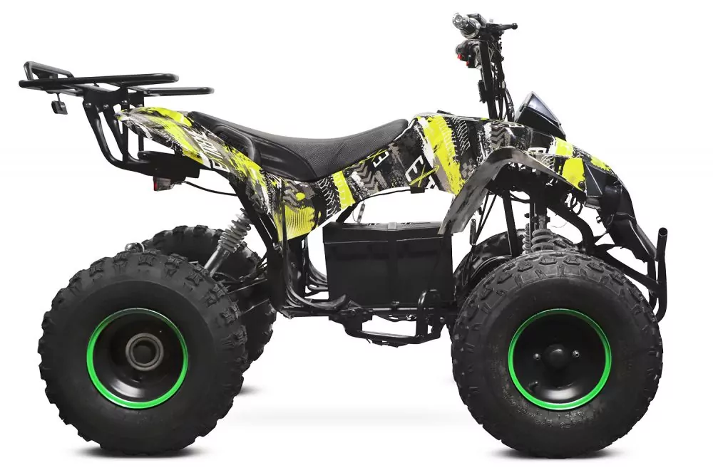 Warrior Eco Graffiti Version midi Quad 1000W S8 48V 8 Zoll Wellenantrieb mit Differential Atv Kinderquad Warrior Eco Graffiti Version midi Quad 1000W S8 48V 8 Zoll Wellenantrieb mit Differential Atv Kinderquad