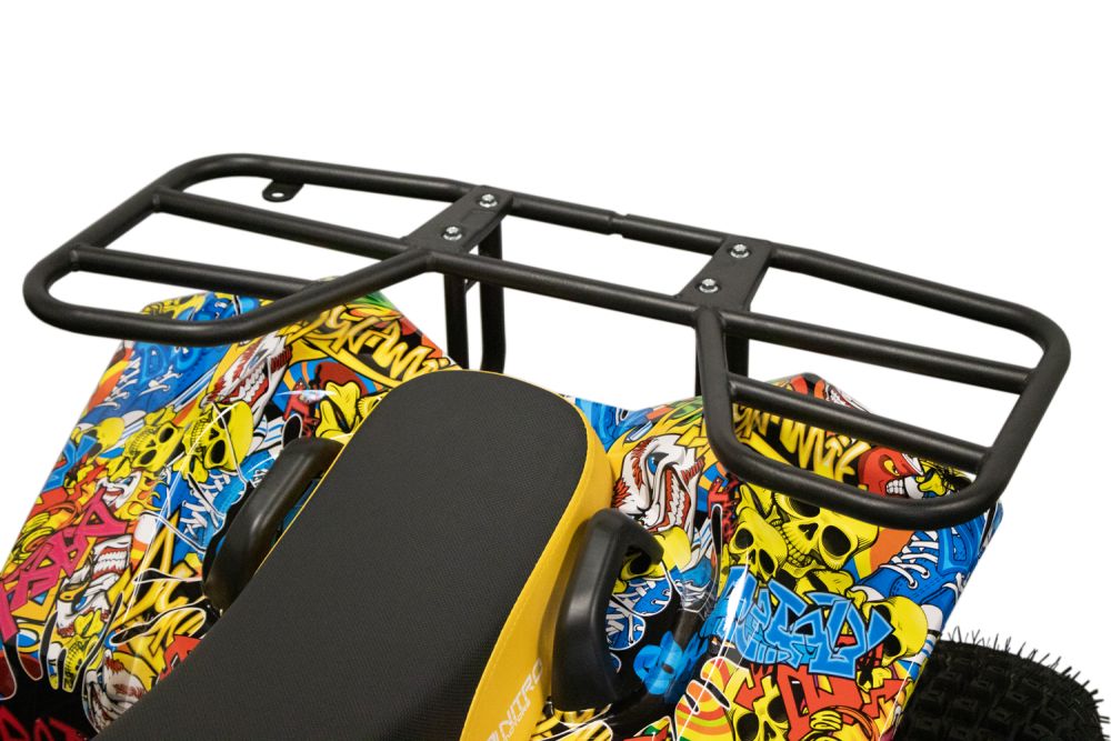 NITRO MOTORS 1000W 48V Eco midi Kinder Quad Warrior Sport 8" Graffiti