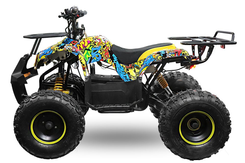 Toronto Eco Graffiti Version midi Quad 1000W S8 48V 8 Zoll Wellenantrieb mit Differential Atv