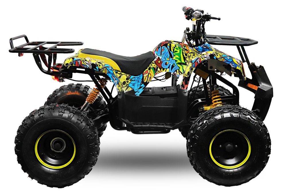 Toronto Eco Graffiti Version midi Quad 1000W S8 48V 8 Zoll Wellenantrieb mit Differential Atv