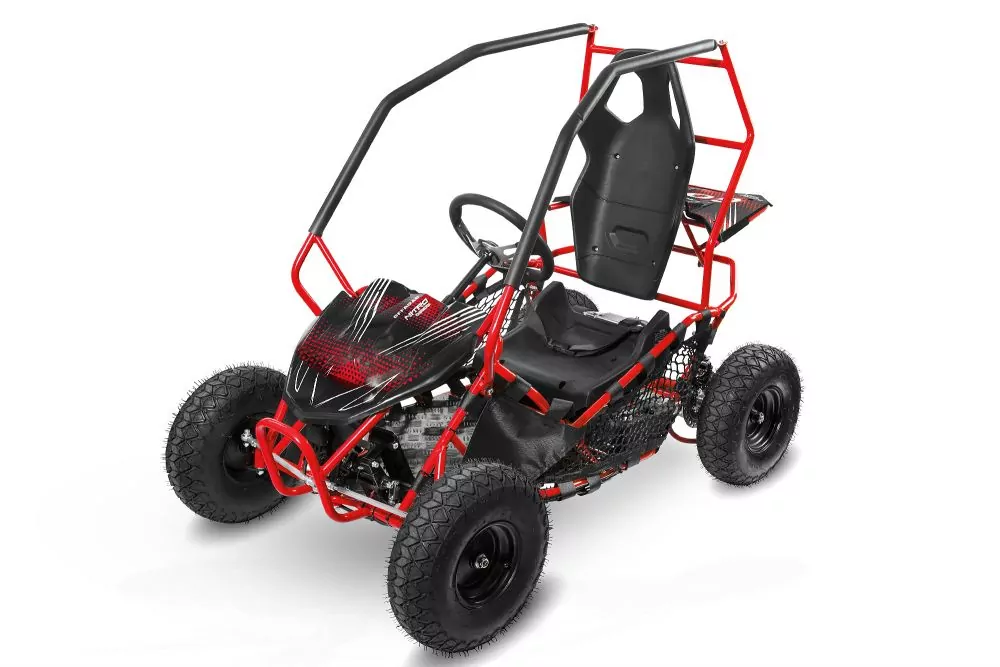 Kidcars Kinder Elektroautos mit Akku - Nitro Motors Eco Gokart CROSSER  1000W 36V 2-Stufen Drossel Kinderbuggy Kinder-Quad