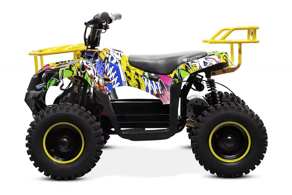 Nitro Motors Torino Cross Eco Graffiti mini Quad 1000W 36V 6 Zoll Kinderquad Nitro Motors Torino Cross Eco Graffiti mini Quad 1000W 36V 6 Zoll Kinderquad