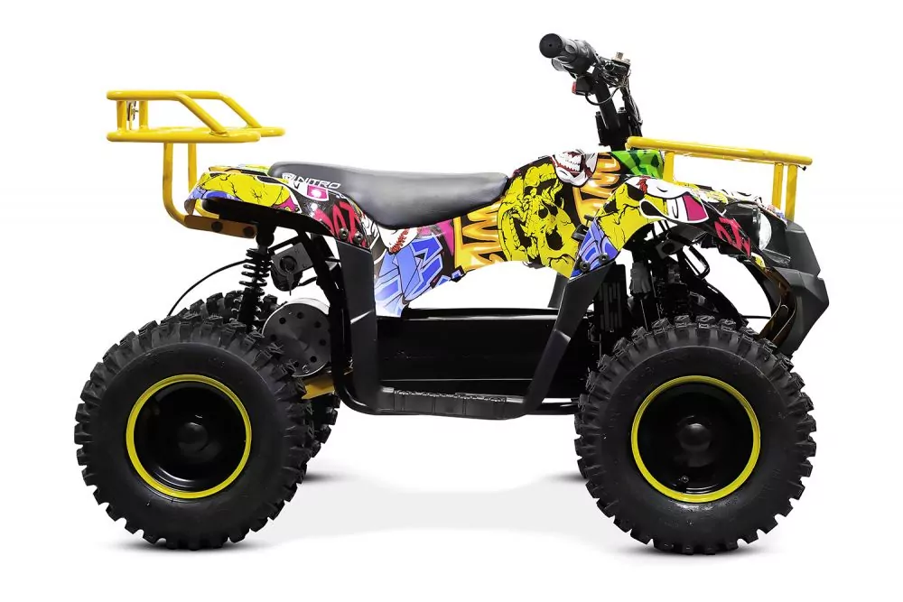 Nitro Motors Torino Cross Eco Graffiti mini Quad 1000W 36V 6 Zoll Kinderquad Nitro Motors Torino Cross Eco Graffiti mini Quad 1000W 36V 6 Zoll Kinderquad