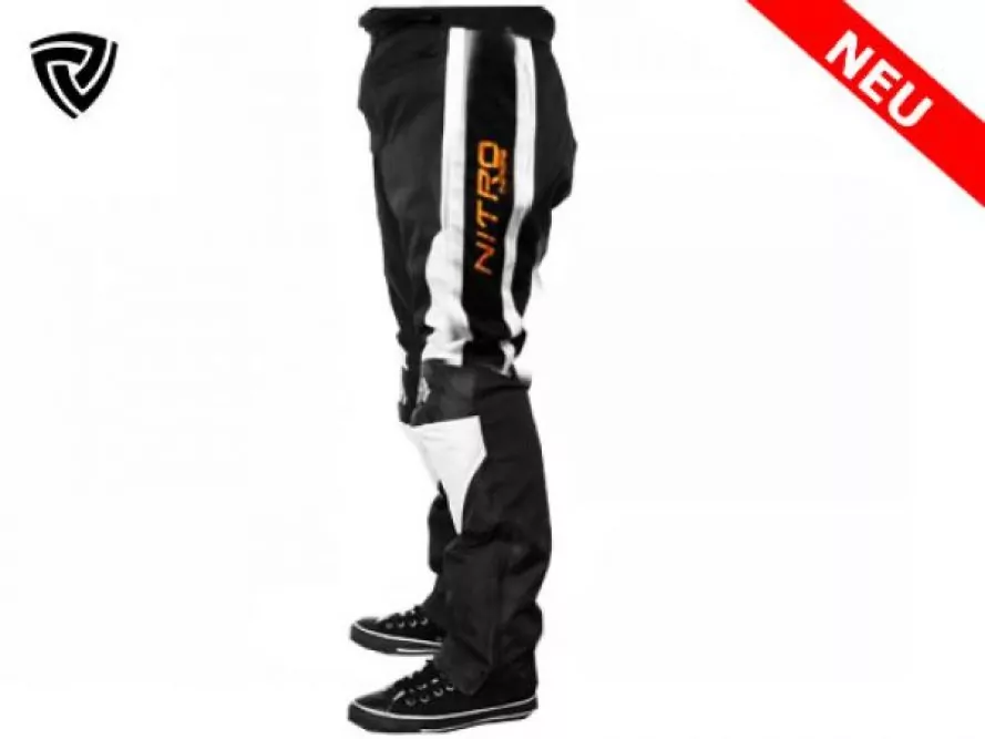 KINDER MOTORRADHOSE NITRO Race Team Schwarz