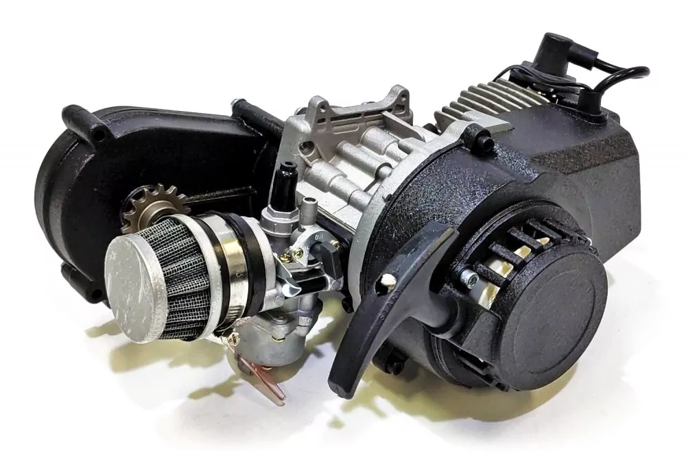 Motor mit Getriebe 49cc für Dirtbike crossbike mit Getriebe, Kupplung