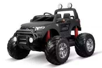 Kidcars Ford Monster Elektro Auto metallic Lack Allrad 4x35W 2x 12V 7Ah 2.4G RC SUV