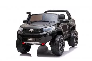 Lizenz Kinder Elektro Toyota Hilux Allrad 4x 35W 12V 14Ah 2-Sitzer Geländewagen
