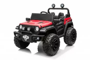 Kidcars Elektro Auto Emulation Big Jeep 2-Sitzer 4x 30W 12V 10Ah 2.4G RC Bluetooth