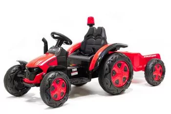 Kidcars Kinder Elektro Traktor 2X30W 12V 7Ah 2.4G RC inkl Anhänger