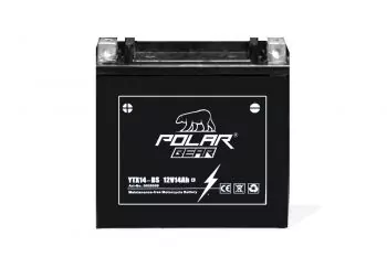 PolarBear Starter Batterie 12V 14Ah inkl. Säurepack YTX14-BS