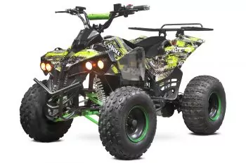 Warrior Eco Graffiti Version midi Quad 1000W S8 48V 8 Zoll Wellenantrieb mit Differential Atv Kinderquad