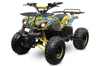 Toronto Eco Graffiti Version midi Quad 1000W S8 48V 8 Zoll Wellenantrieb mit Differential Atv