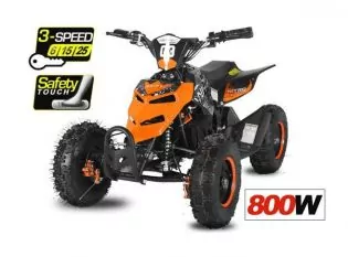 800W REPTI 6" MINIQUAD RG+ 3-Gesch. Kinderquad Bike