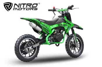 Nitro 49cc Serval Prime Dirtbike 10/10 Bereifung